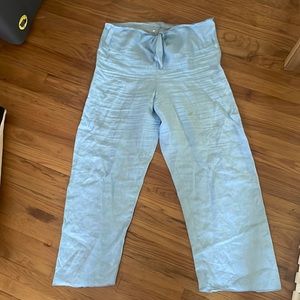Gil Rodriguez linen pareo pants sky blue